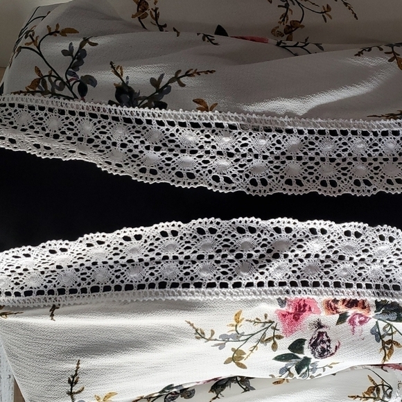 Kimono floral Swim cover-up up Size OS New with tag - Picture 2 of 11